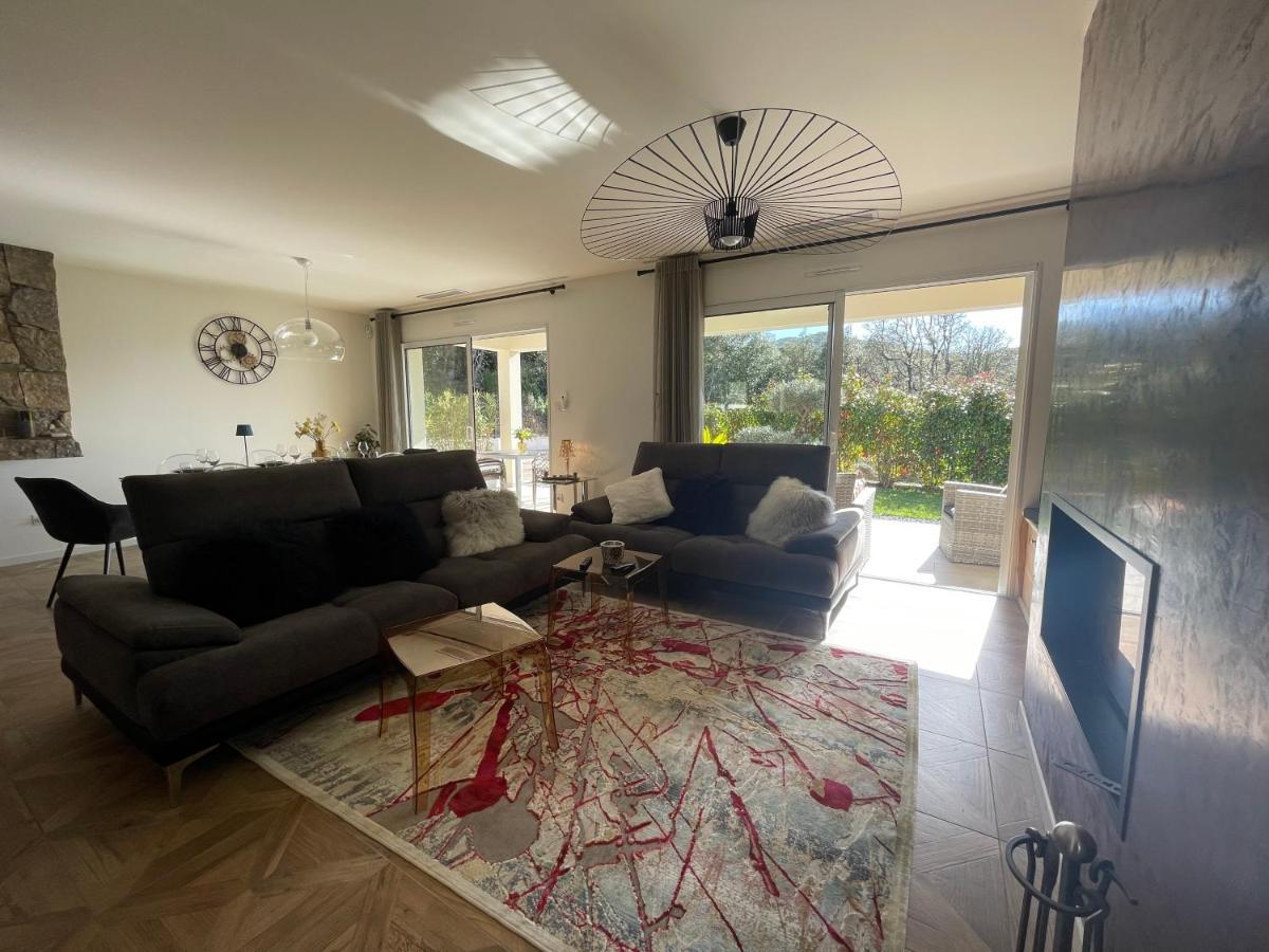 Magnifique Villa Recente Entre Mer Et Montagne Situee Entre Ajaccio Et Porticcio Cauro Kültér fotó